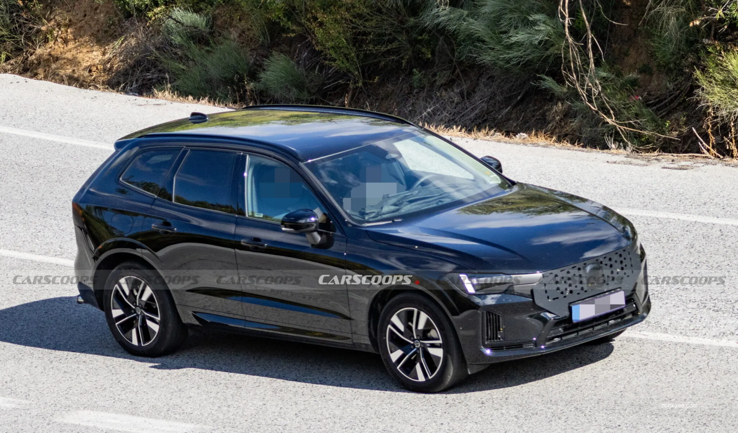 沃尔沃 XC60 将再迎中期改款车型,测试车曝光