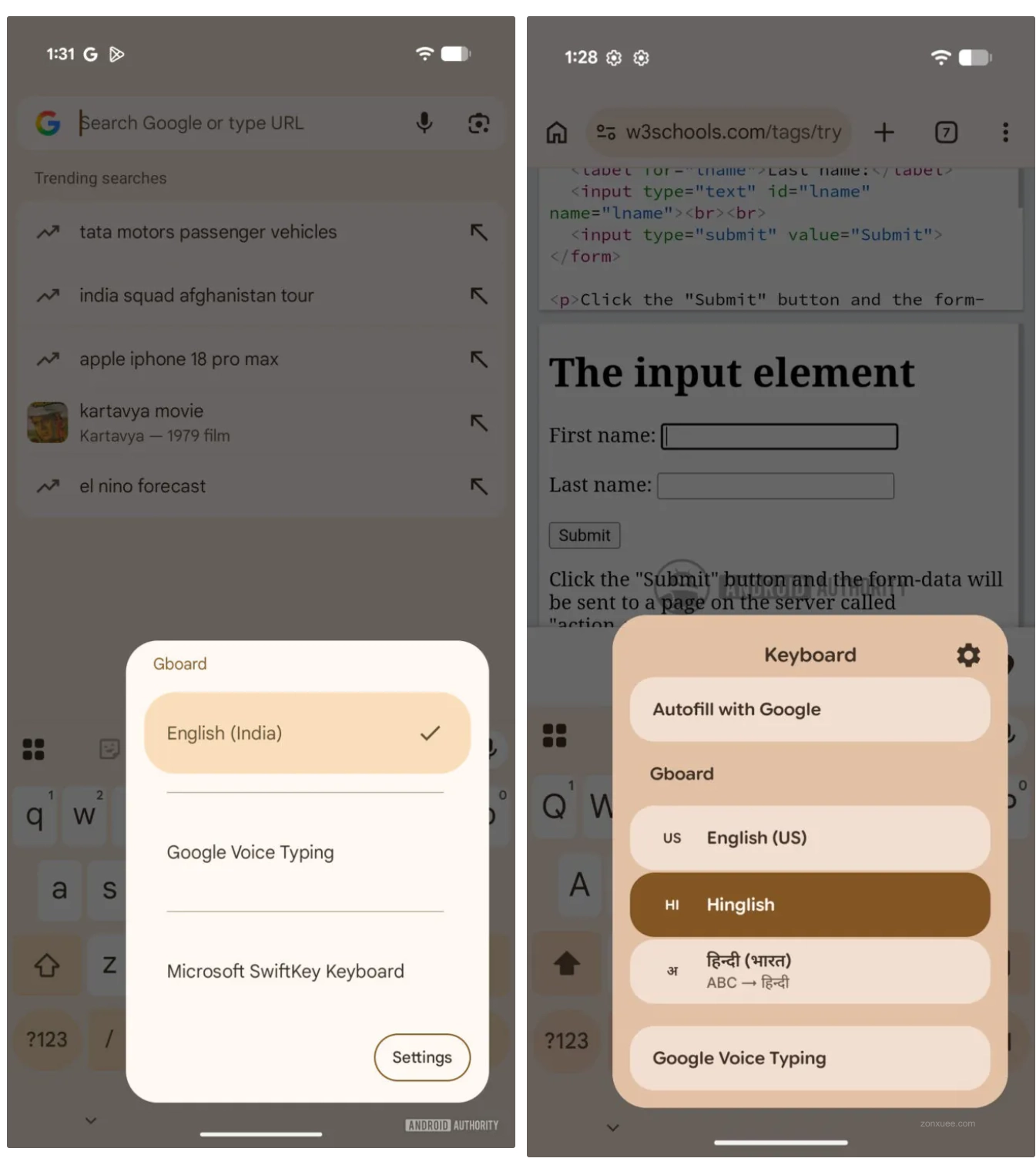 谷歌安卓 17 可关闭 Gboard 常驻地球图标,让单语用户输入界面更清爽